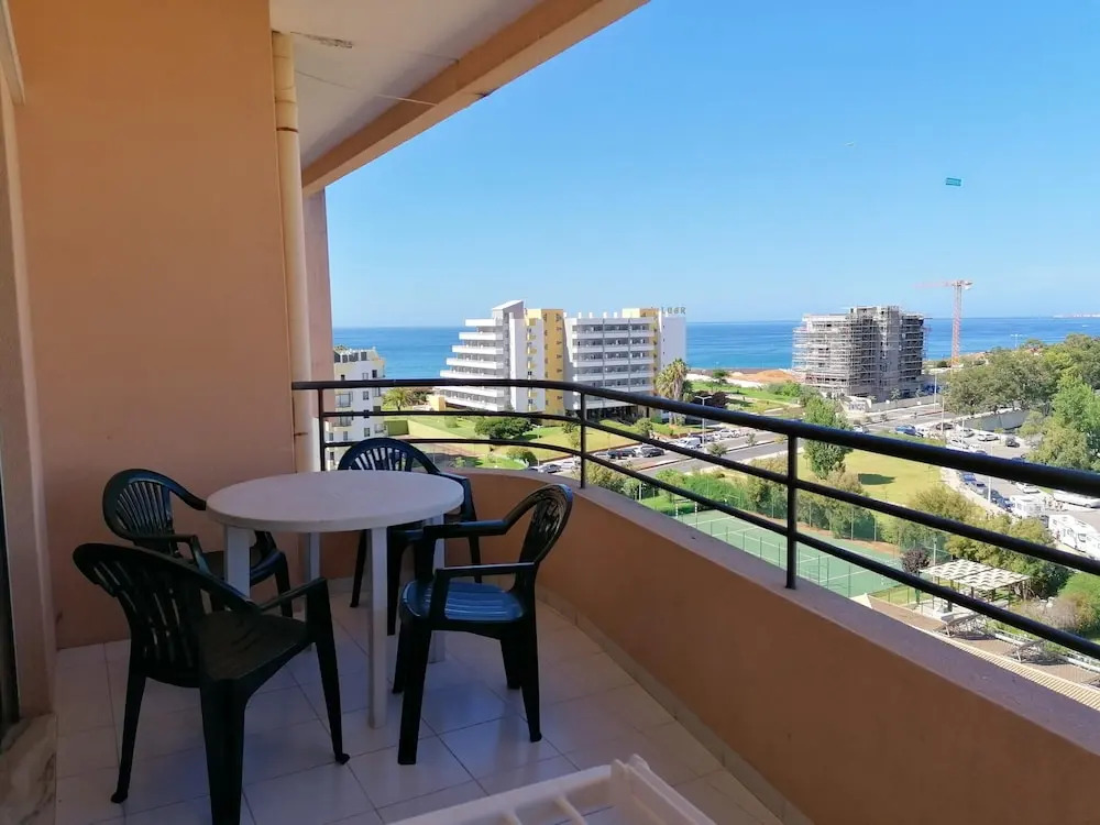 Apartment with 2 Bedrooms in Portimão, with Wonderful Sea View, Shared Pool, Enclosed Garden - 150 M From the Beach