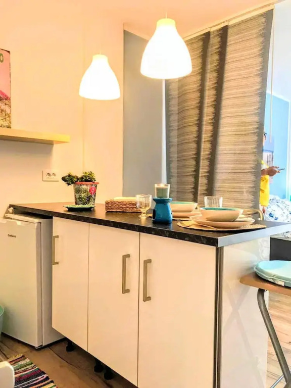 Studio in Puerto de la Cruz, with Wonderful Sea View, Shared Pool, Furnished Balcony - 250 M From the Beach