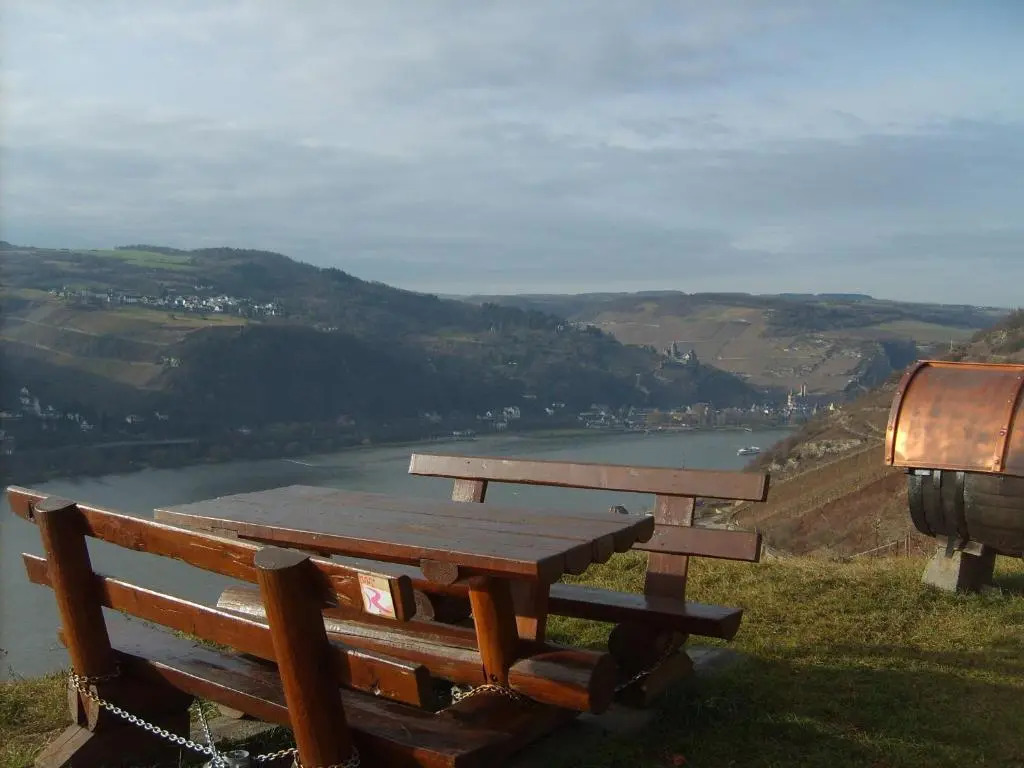 Schau-Rhein#1 - On top of Bacharach, Rhineview