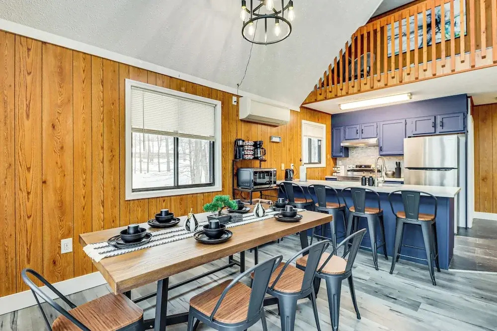 Chalet-view Home w/ Fire Pit & Deck in Clifton Twp