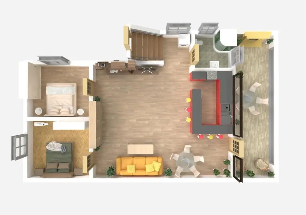 River View Apartment in the center of the city