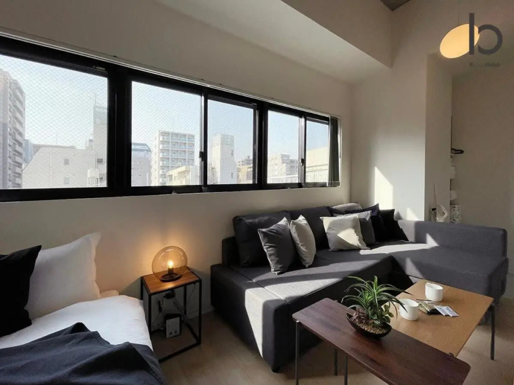 Newly open 1BR apt for 7ppl with loft and city scenic view