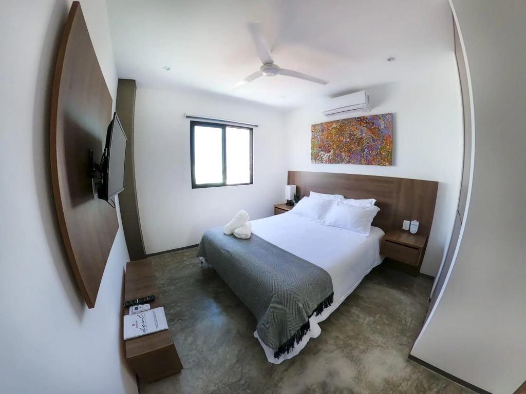 Queen Studio PDC Oasis Pool Rooftop Lounge Walk to 5 Avenida Best Playa Beaches