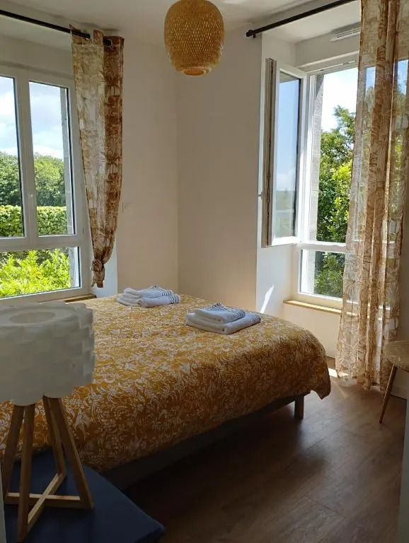 Maison de Kerangall Brest appartement jardin et parking