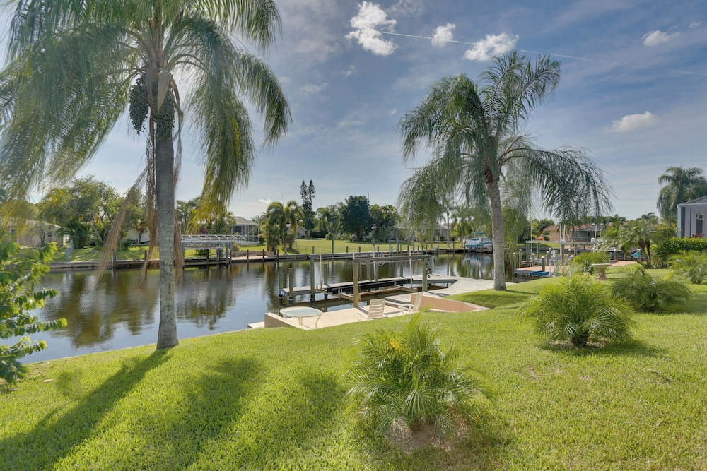 Canal-front Retreat w/ Dock in Cape Coral!