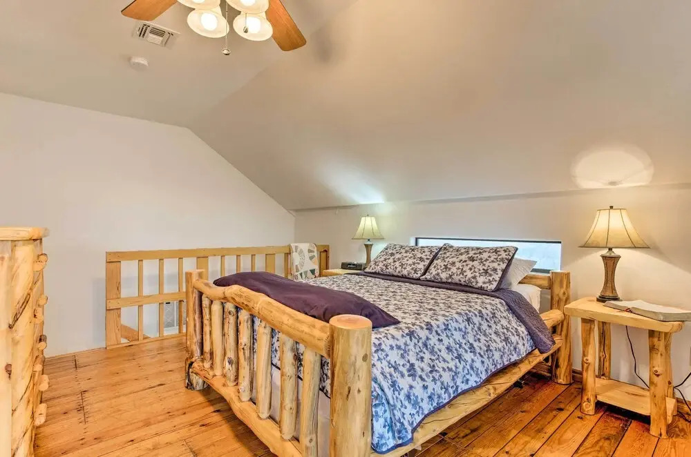 Medicine Park Cabin Rental w/ Mountain View