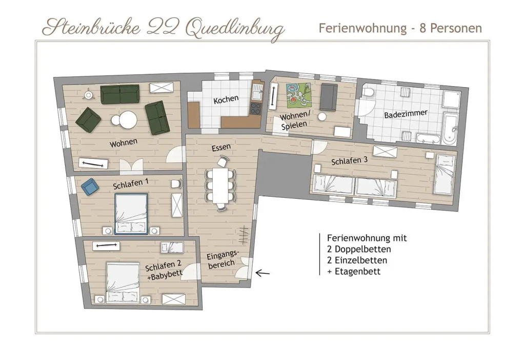 Ferienwohnung Steinbrücke Quedlinburg