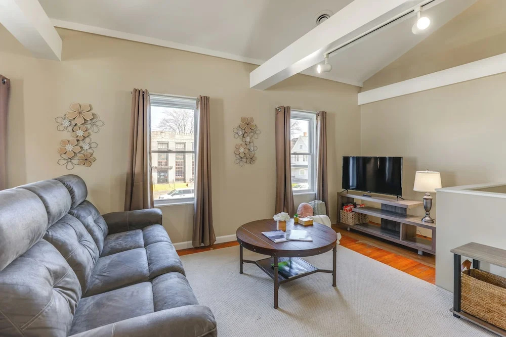 Walk to Dtwn: Seneca Falls Apt w/ Fire Pit!