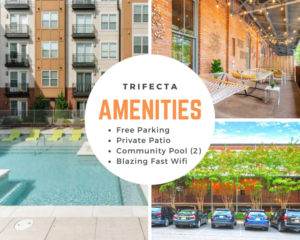 2 Bedroom Apartment with Large Patio, Hammocks