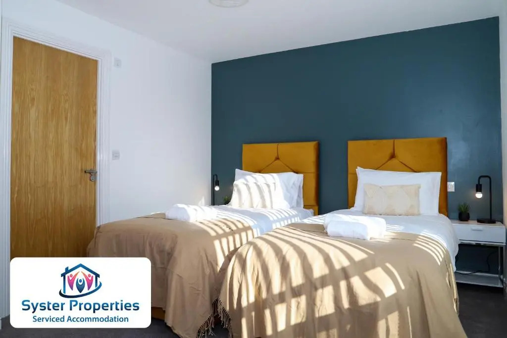 Syster Properties Modern Leicester Stay with Free Parking LE2 Area