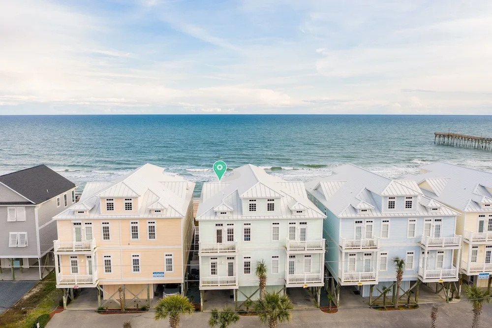 New Listing! Oceanfront Oasis W/ Sparkling Pool 5 Bedroom Townhouse