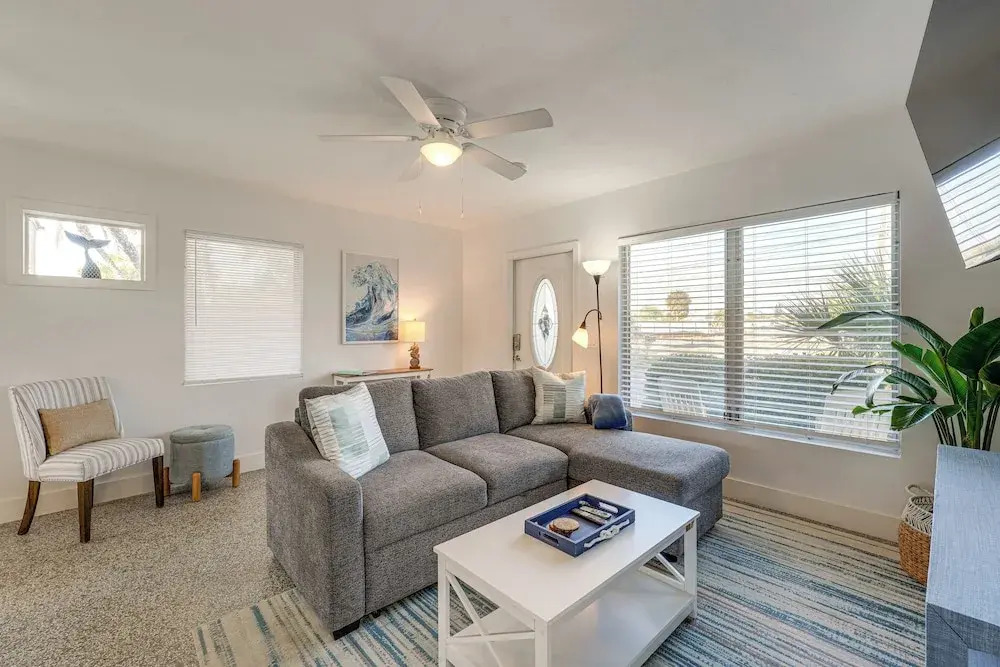 Walk to Sand & Sun! Breezy Indian Rocks Beach Home