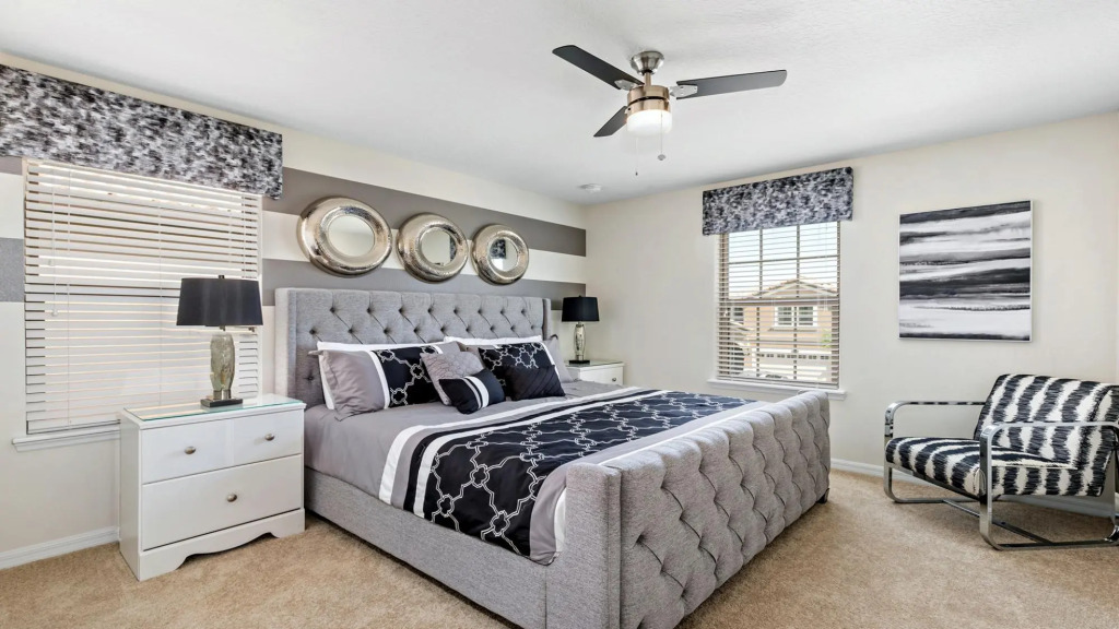 Modern 7BR Family Villa Close 2 Disney w Pool SPA