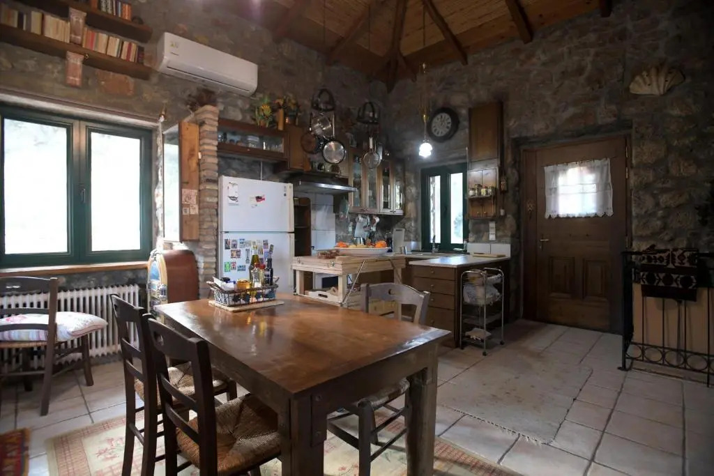 Stone house with panoramic view