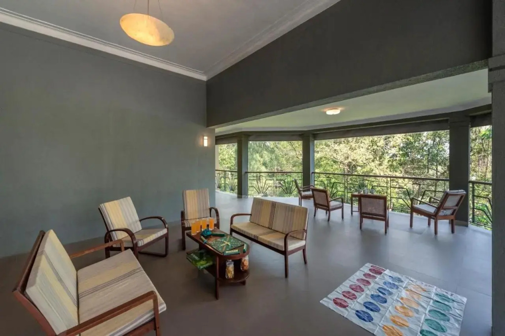 SaffronStays Odeon - 4BR heritage art deco villa with cantilever pool, verandahs & forested lawns