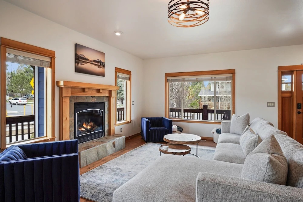 Professionally Decorated Shevlin Home features Private Hot Tub by RedAwning