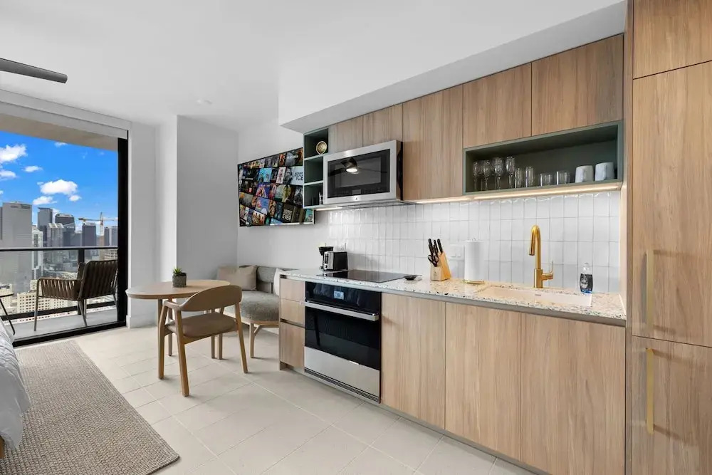 Elegant Studio with Panoramic City Views