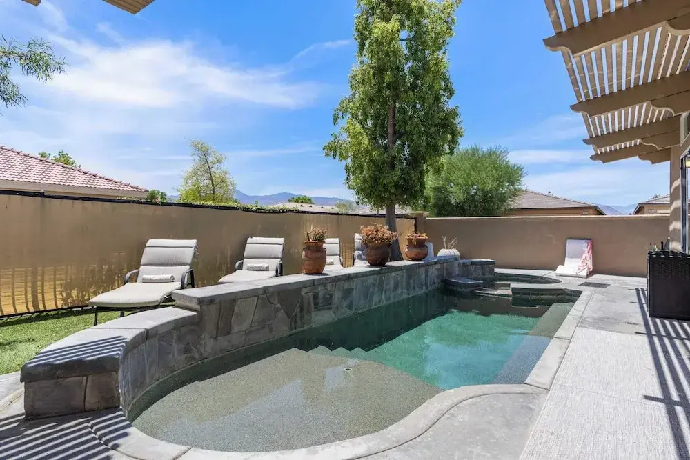Designer Desert Oasis w/ Pool, Hot Tub, Outdoor Lounge The Riley by Avantstay