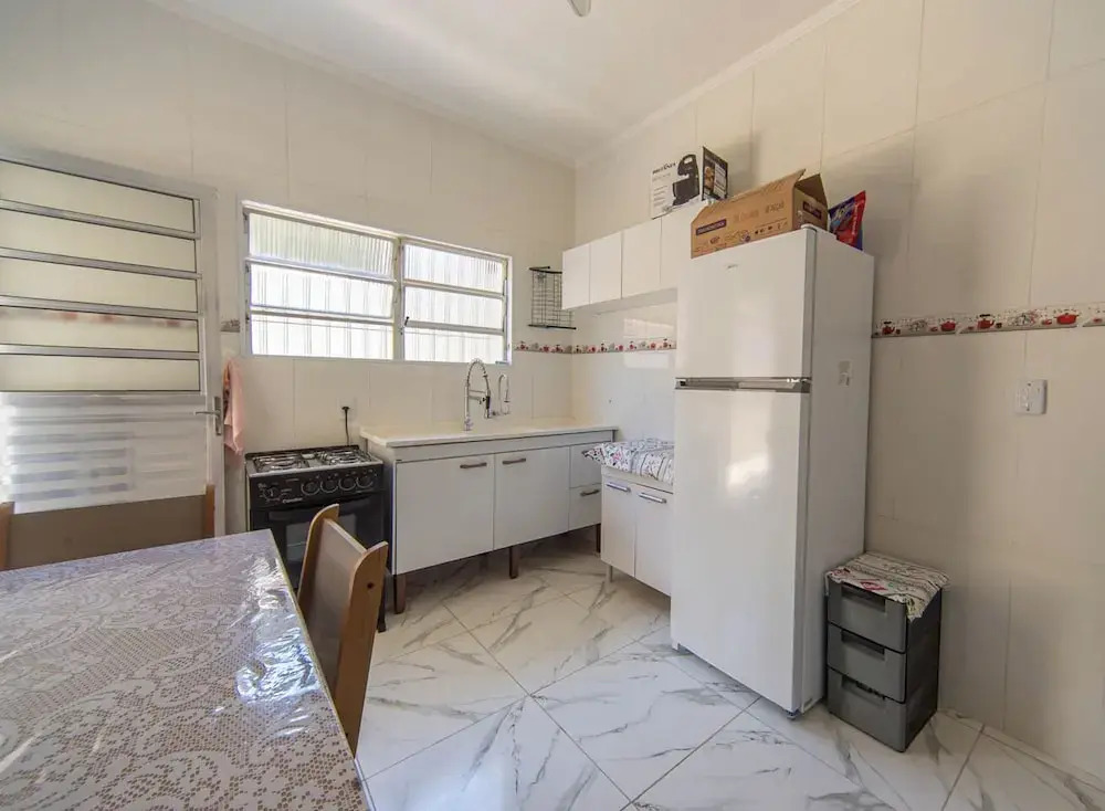 Casa Familiar na Praia Grande c Garagem Aceita Pet