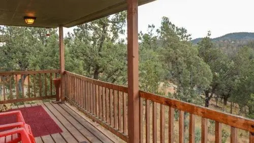 Hughes, Cabin at Ruidoso, with Forest View
