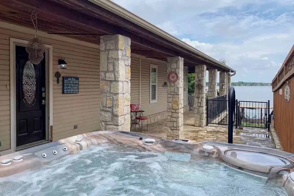 Lakefront Granbury Home w/ Dock, Decks & Hot Tub!