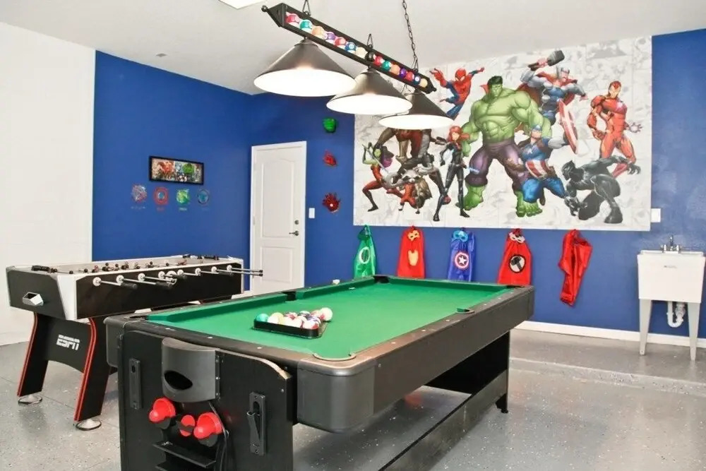 Gorgeous 6 Bed Home Private Pool/spa Game Room 6 Bedroom Villa by Redawning