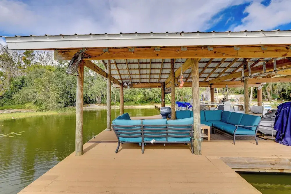 Florida Retreat w/ Patio, Boat Dock & Shuffleboard