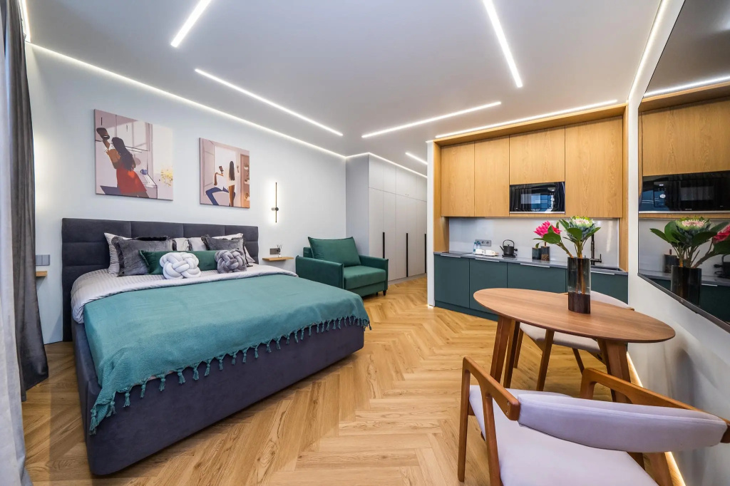 Уютная двухкомнатная квартира, 40 м², три спальных места – Ваш островок комфорта в сердце Адлера!