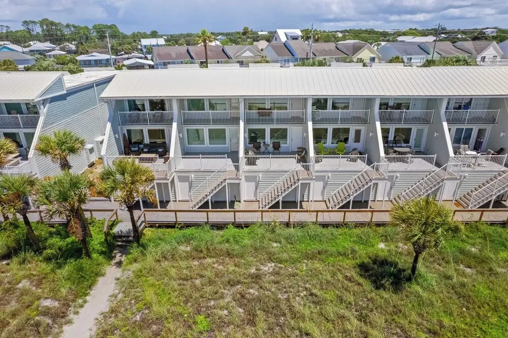 Beachfront Panama City Beach Stay With Gulf Views, Balconies, a King Suite, two Queens, and Twin Nook for 8 Guests The Shores Townhome by Avantstay