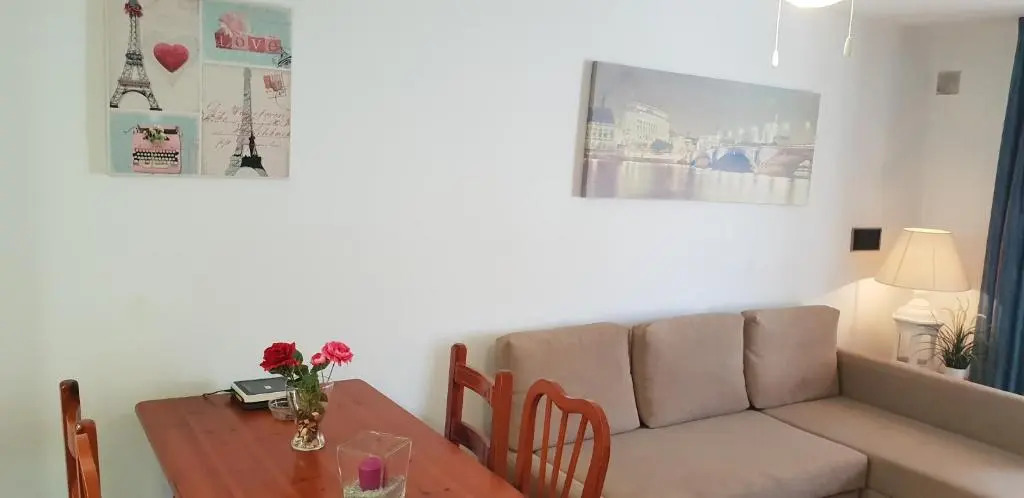 Two bedroom beachfront apartment No 3 with sea-view, heated pool, close to the sea