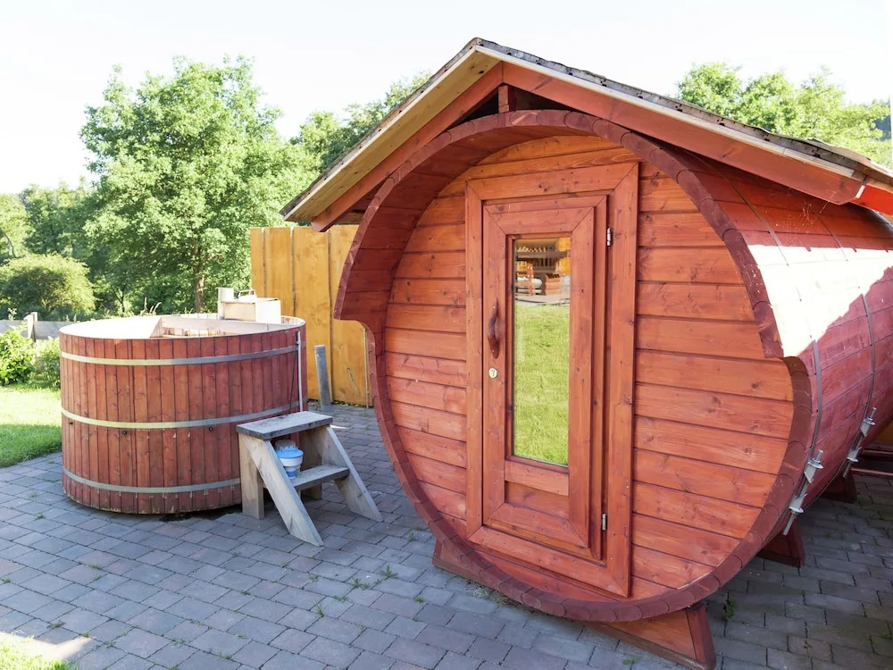 Unique Wooden Holiday Home in the Beautiful Sauerland With Garden, Terrace, Sauna