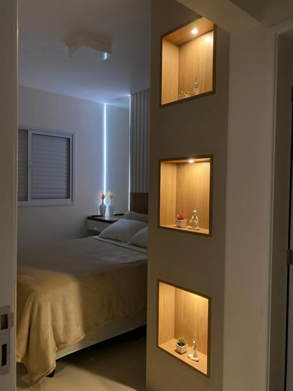 Apartamento em Bertioga com varanda gourmet
