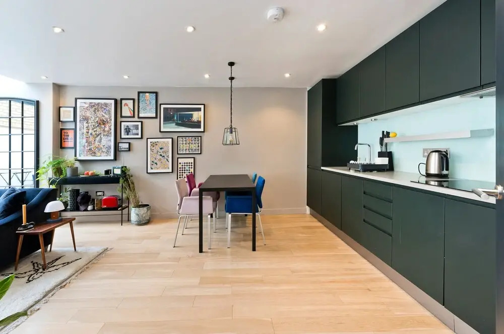 Contemporary Flat With Private Patio in Primrose Hill by UnderTheDoormat