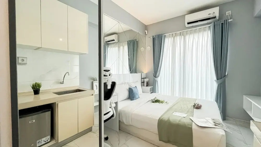 Strategic And Homey Studio At Apartment Sky House Bsd