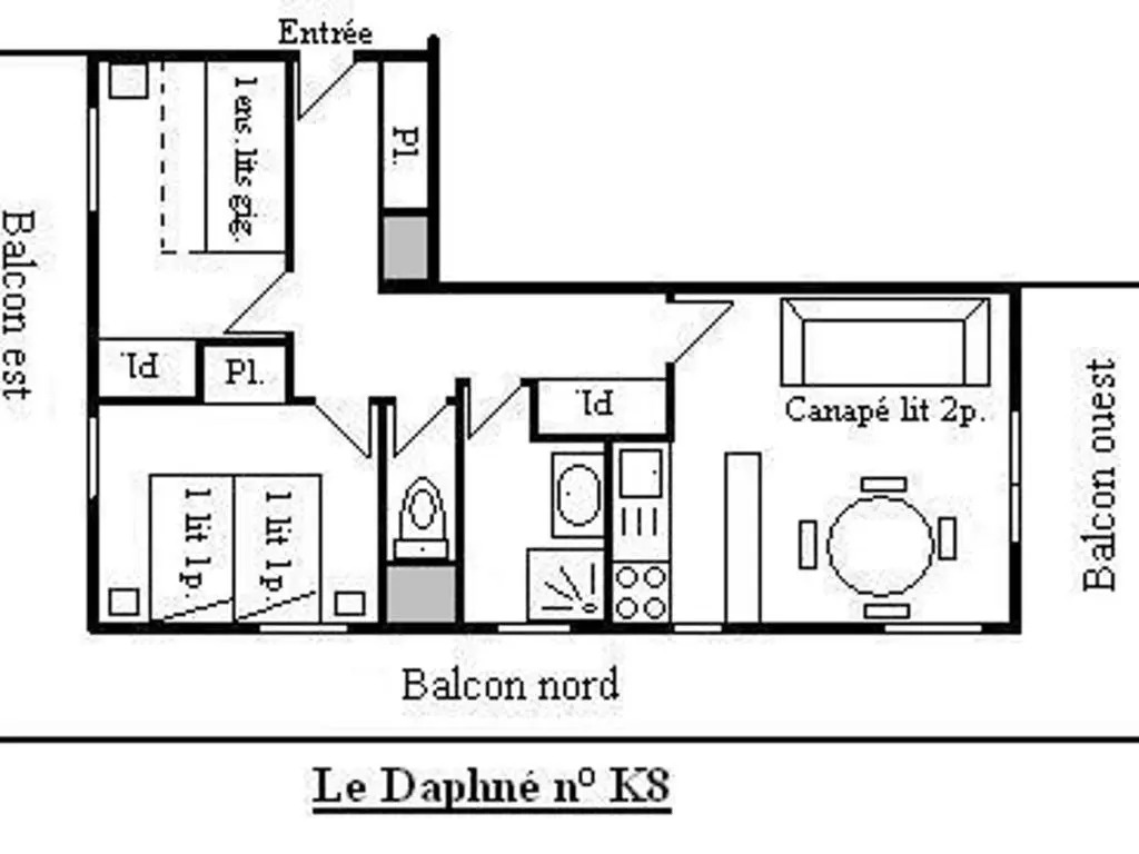 Appartement Méribel, 3 pièces, 6 personnes - FR-1-180-153