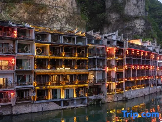surrounded by mountains riverside villa