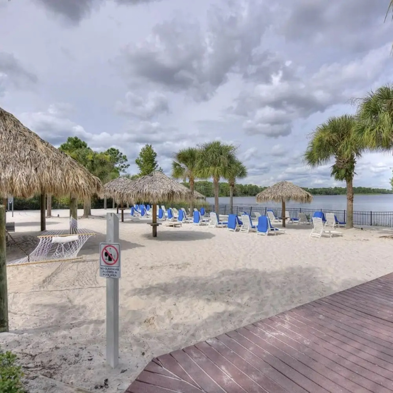 1st Level Pool Beach Disney Area