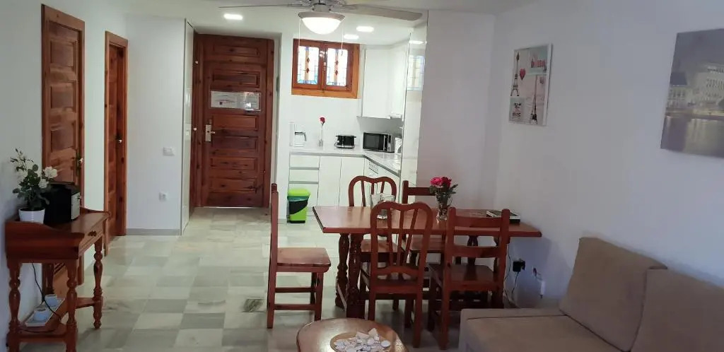 Two bedroom beachfront apartment No 3 with sea-view, heated pool, close to the sea