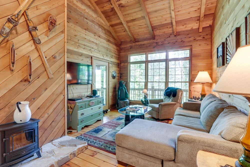 Secluded Mountain Escape w/ Game Room & Fire Pit!