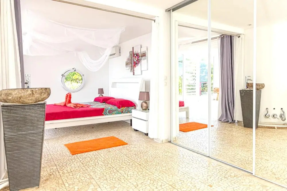 Villa With 2 Bedrooms in Sainte Rose, With Wonderful sea View, Private Pool, Enclosed Garden