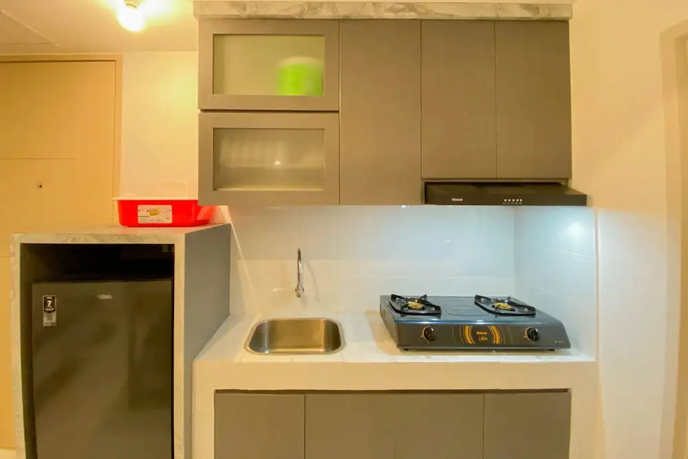 Comfort Stay 2BR at 16th Floor Tokyo Riverside PIK 2 Apartment By Travelio