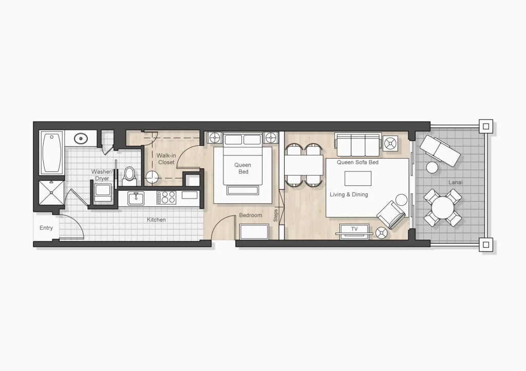 Studio Villa 105 in Kahuku