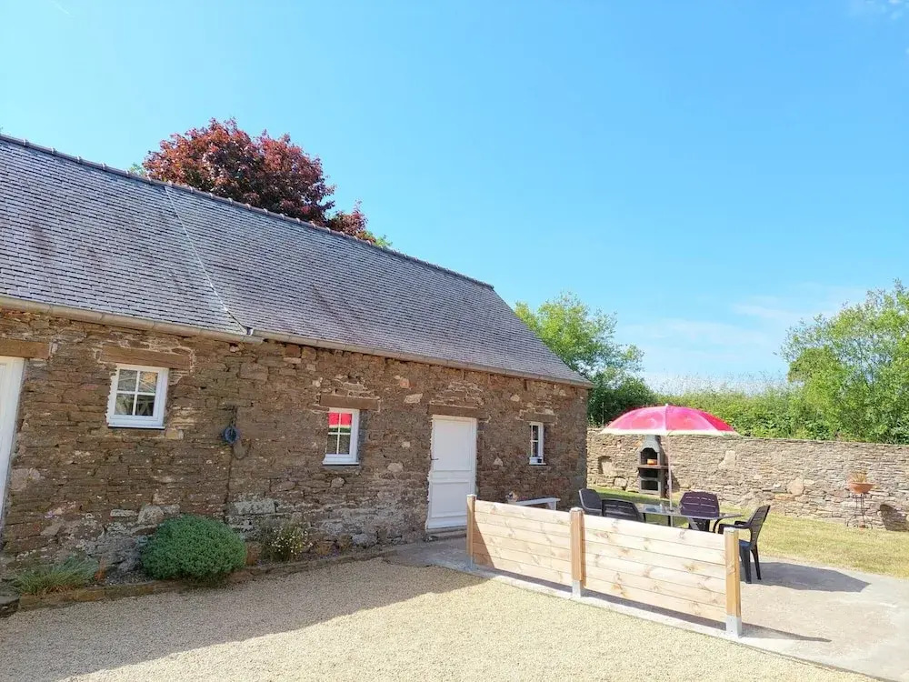Stone House Near Penze River and Morlaix Bay