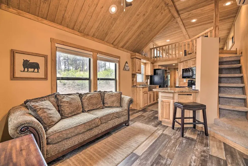 Pagosa Springs Tiny Cabin: Fish, Hike, Ski & Soak!