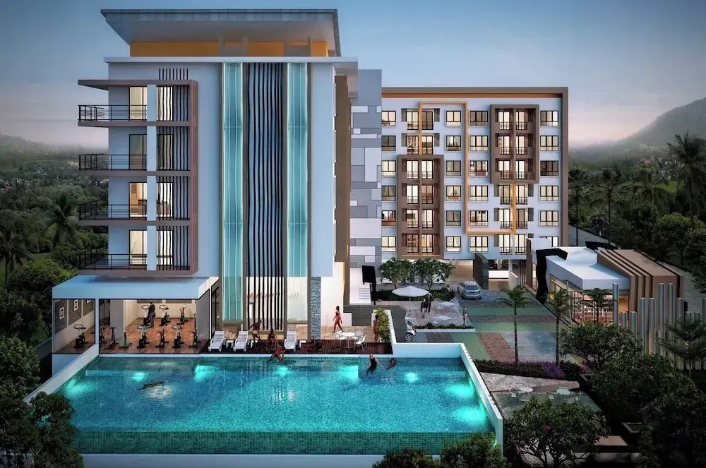 1BR Condo with Pool Gym C238