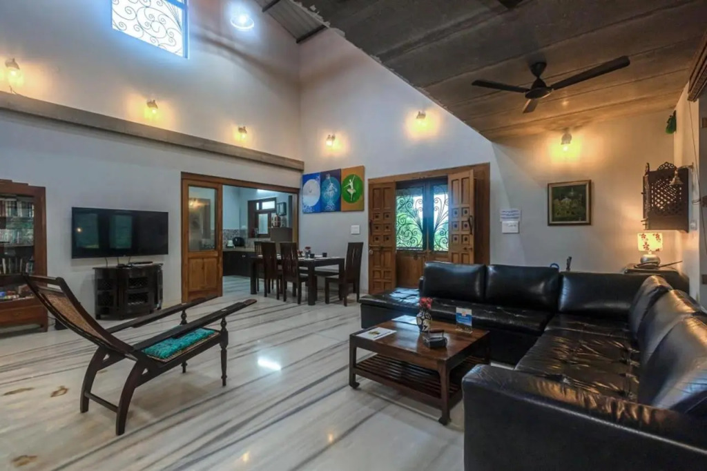 SaffronStays Ambaram - 3BR countryside villa with verandah, bonfire & riverside trails near Imagica & Pali Temple