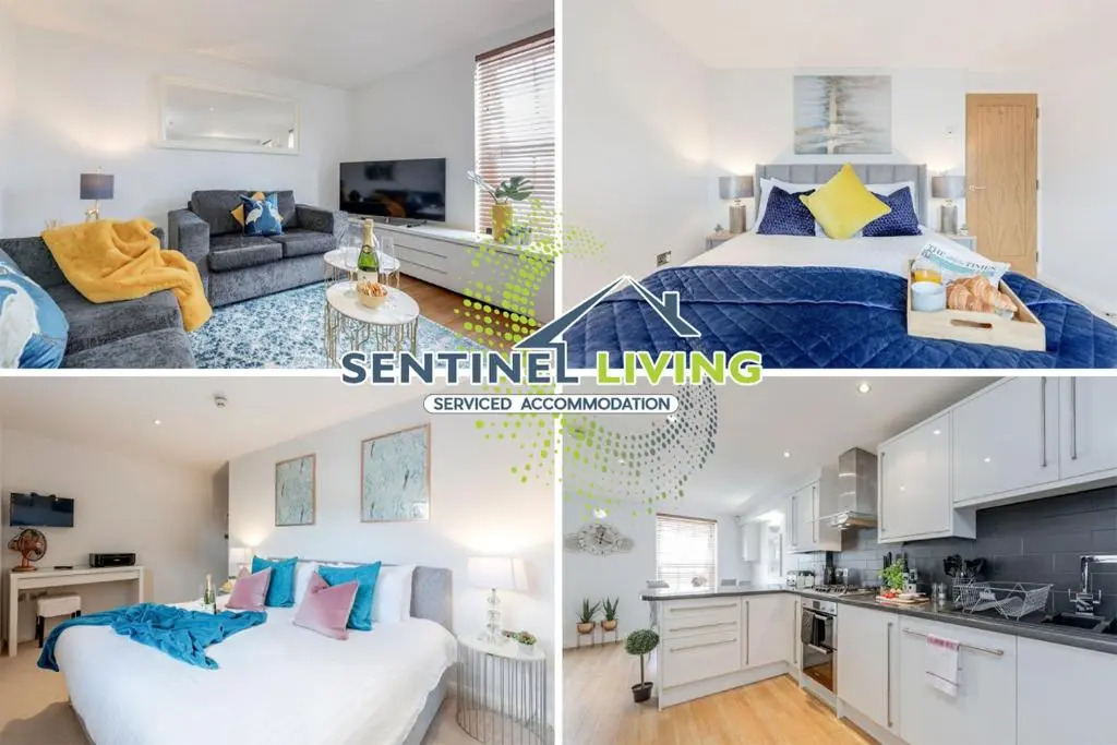 Sentinel Living Serviced Accommodation, Windsor, 2 Bedroom Apartment with Free Parking and WiFi