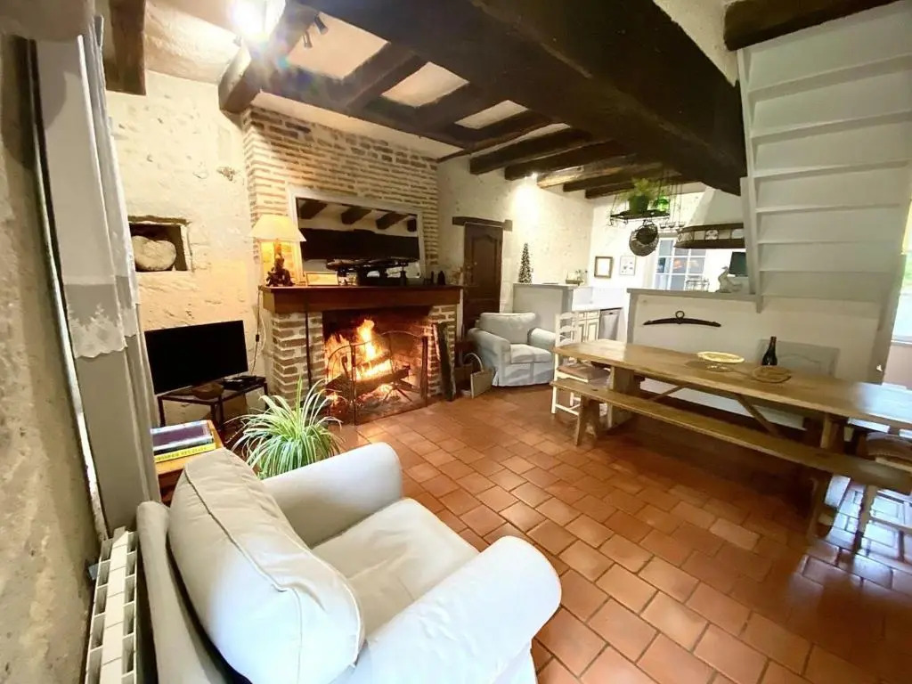 Ancien logis familial avec parc et activités, près des Châteaux de la Loire, tout inclus, animal accepté - FR-1-381-466