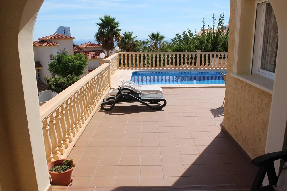 Villa With 4 Bedrooms in Calp, With Wonderful sea View, Private Pool and Furnished Garden Near the Beach
