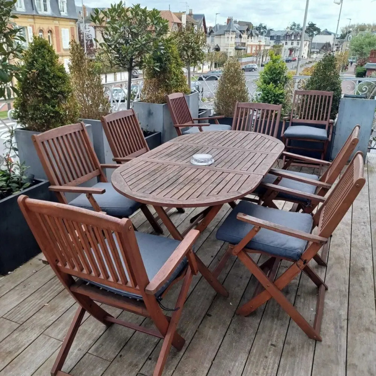 Luxury Duplex in the Heart of Deauville With a Large Garden